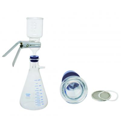 Glas Saugfiltrationsflaschen Kombination 