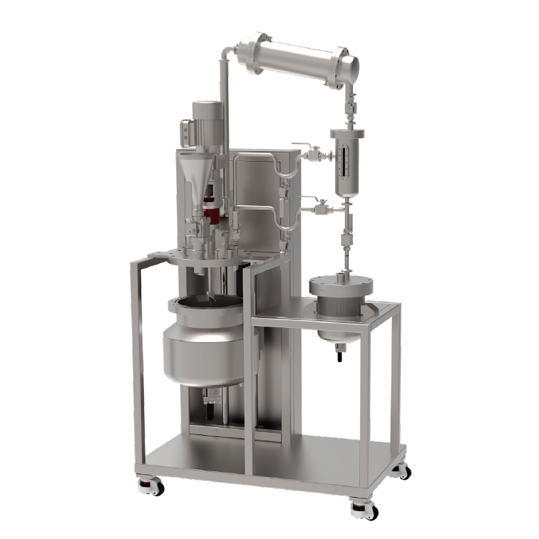 Normaler Dekompressionsreaktor aus Edelstahl für mittelgroße Experimente